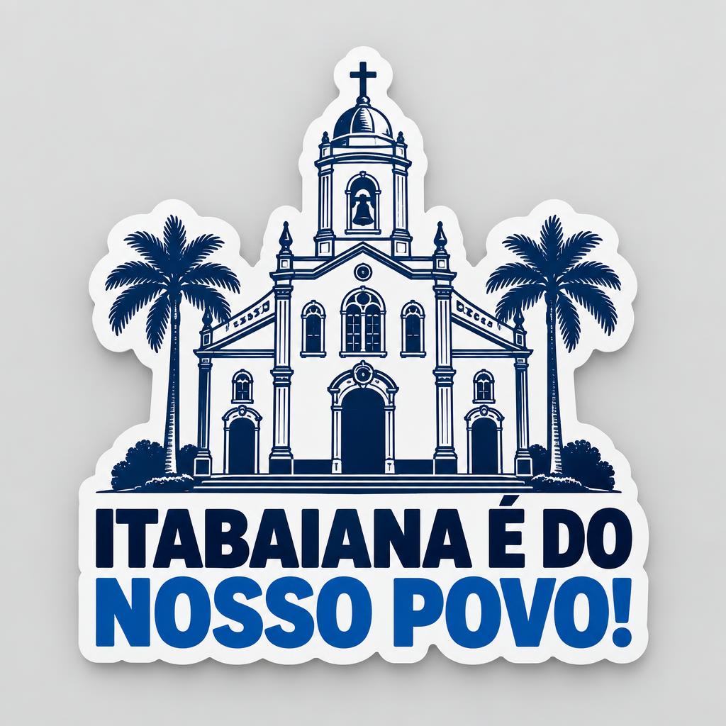 Adesivo · Itabaiana é do nosso povo